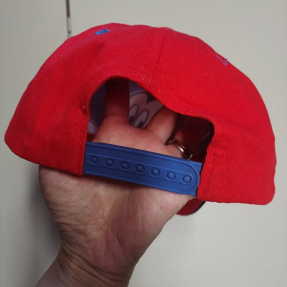Disney Mickie Mouse Kids MVP 28 Blue Red Baseball Snapback Hat OSFA